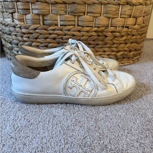 Women’s white Tory Burch sneakers size 9